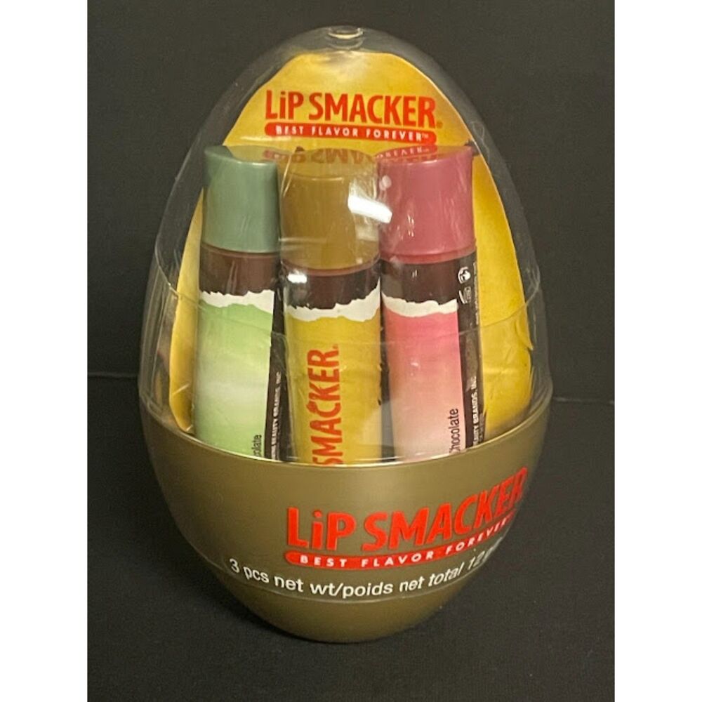 Lip Smacker Golden Egg Easter Three Chocolate Flavors
